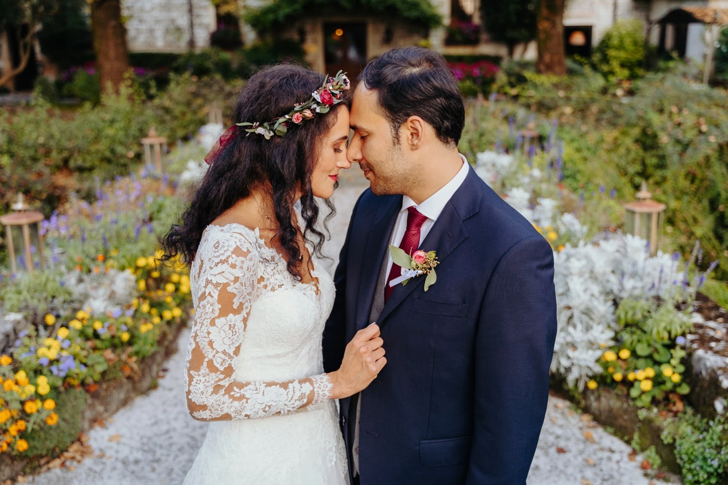 foto di sposi boho-chic di ilaria e andrea fotografi