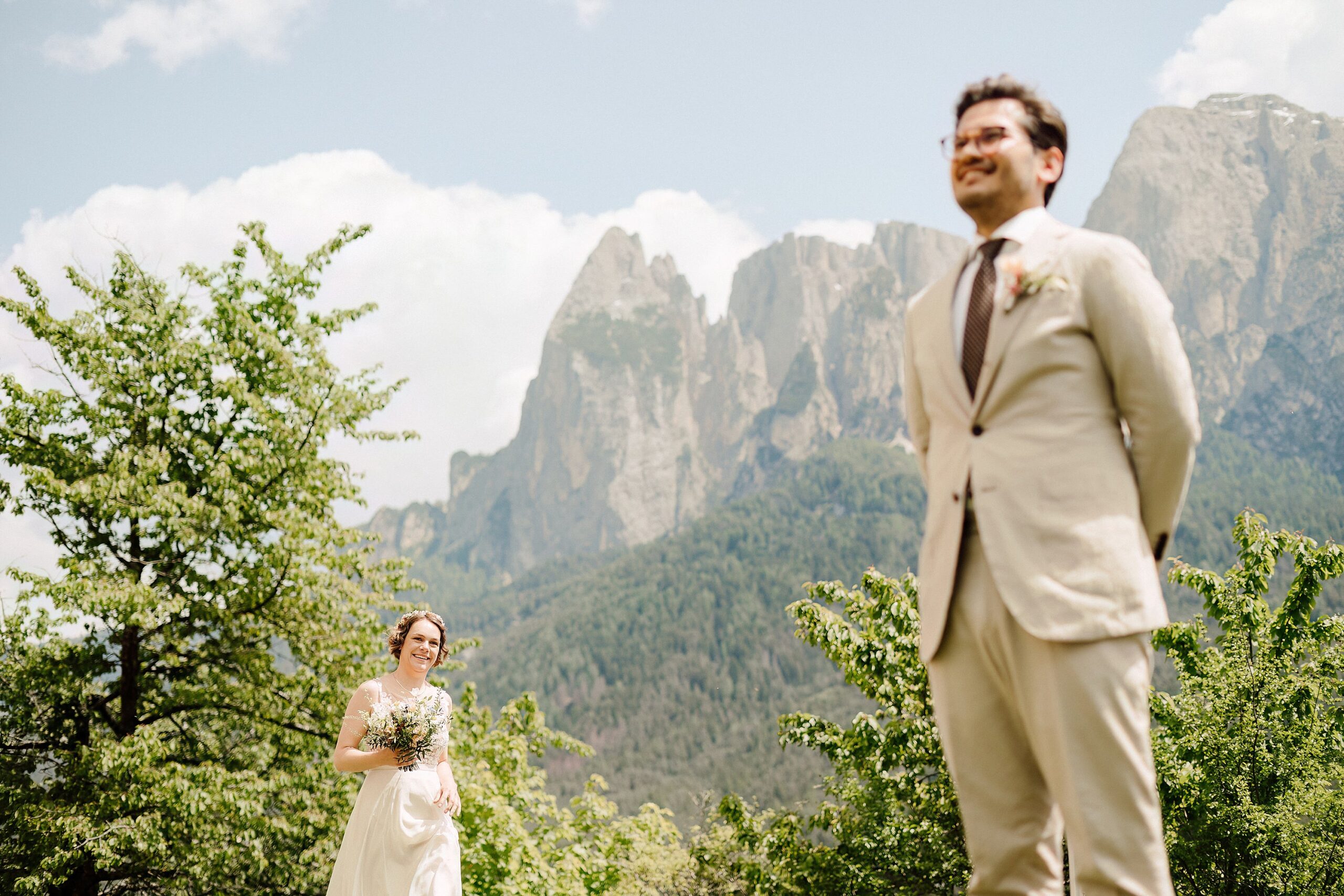 matrimonio sulle dolomiti