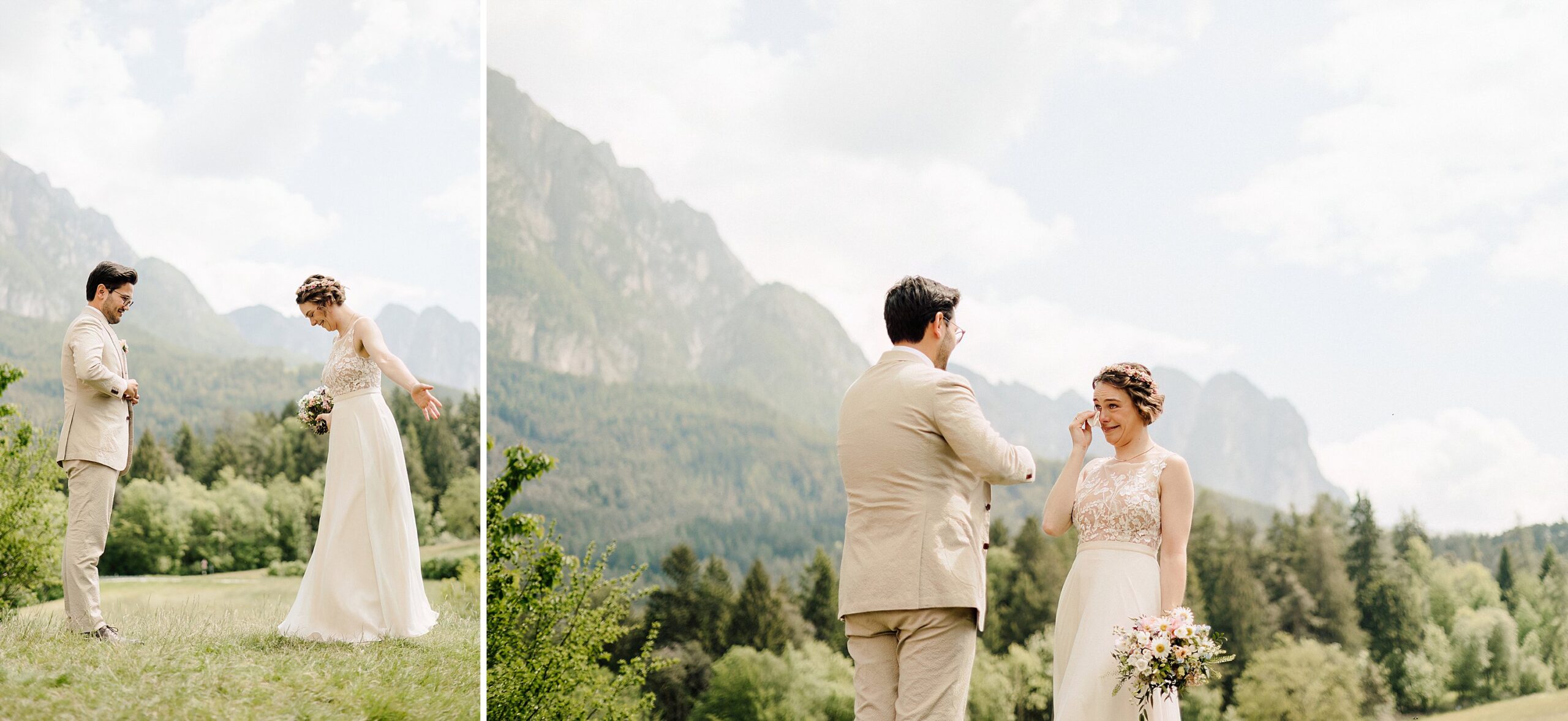 matrimonio sulle dolomiti