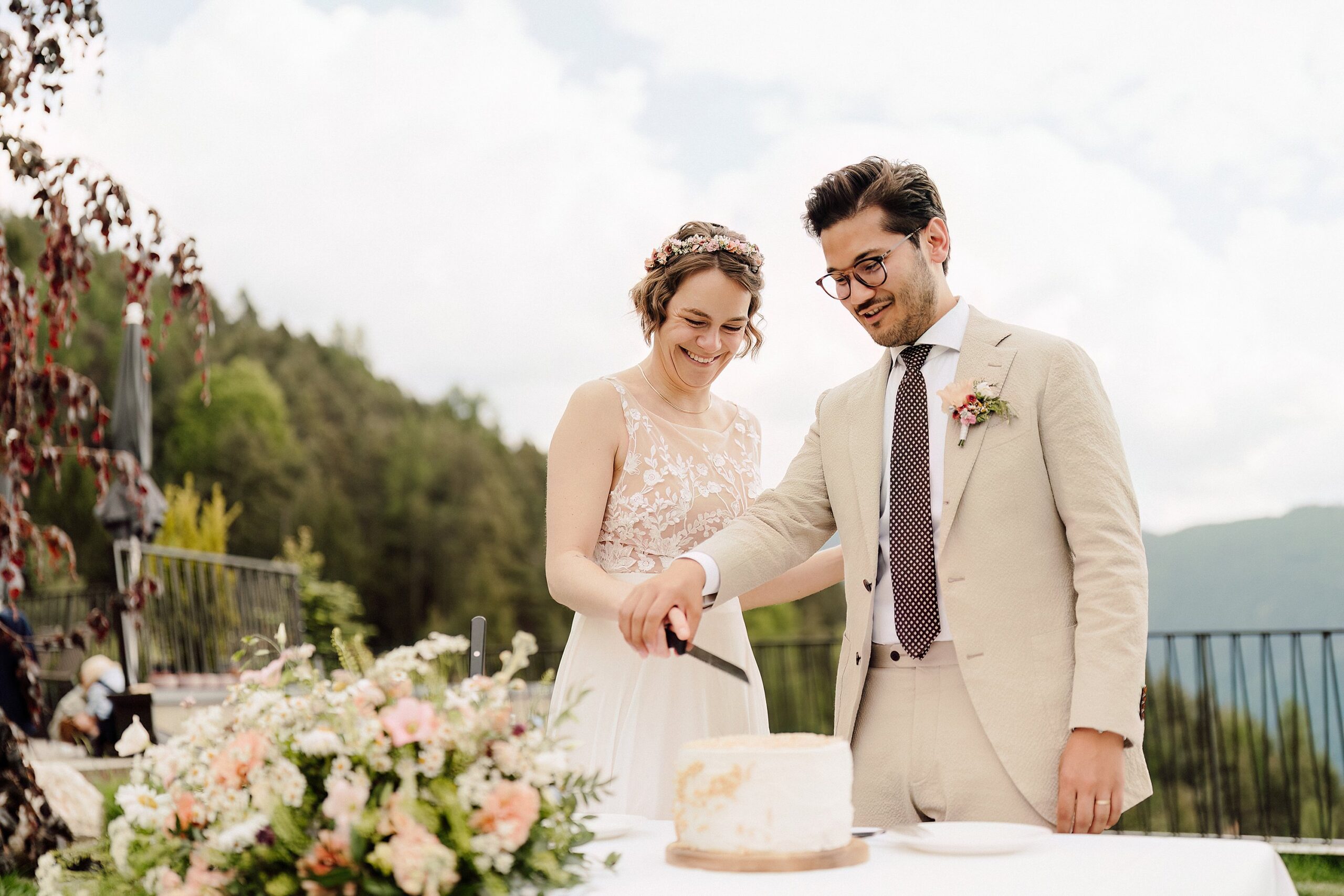 matrimonio sulle dolomiti