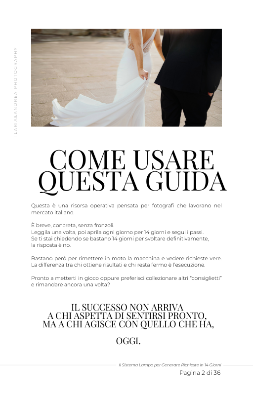 Ebook Sistema Lampo per avere più richieste in 14 giorni