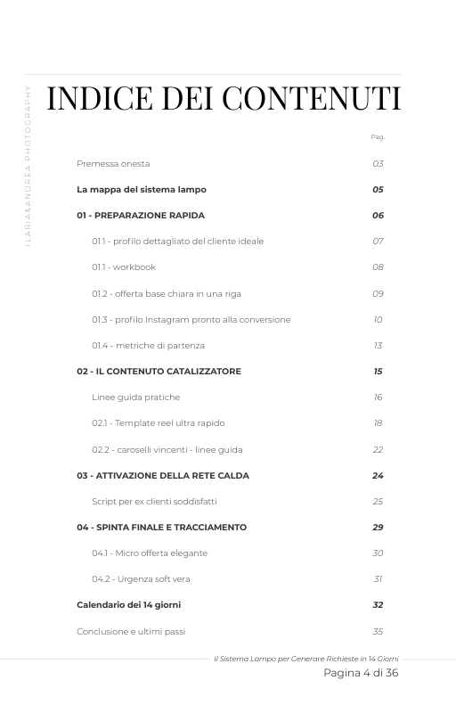 Ebook Sistema Lampo per avere più richieste in 14 giorni