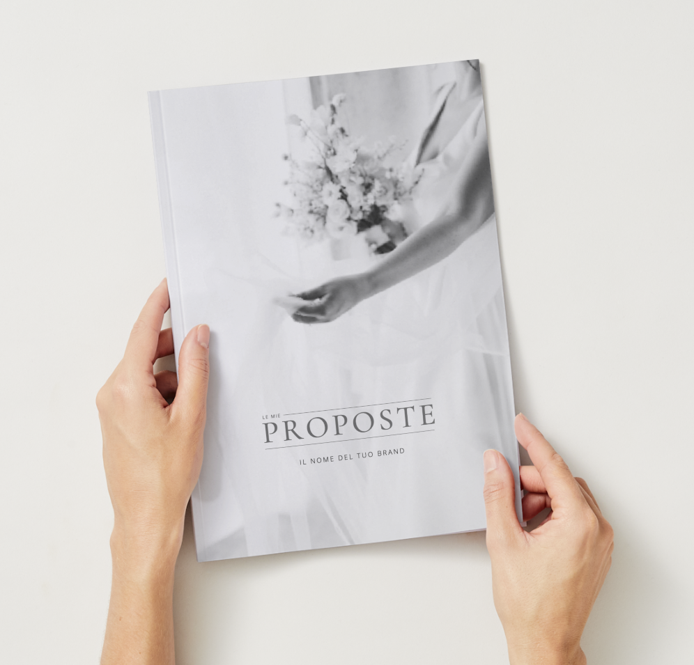 template dei listini prezzi elegant con testi